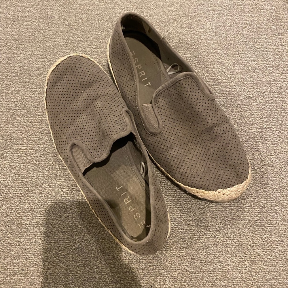 Esprit Woman’s  Gray Slip-On Shoes
